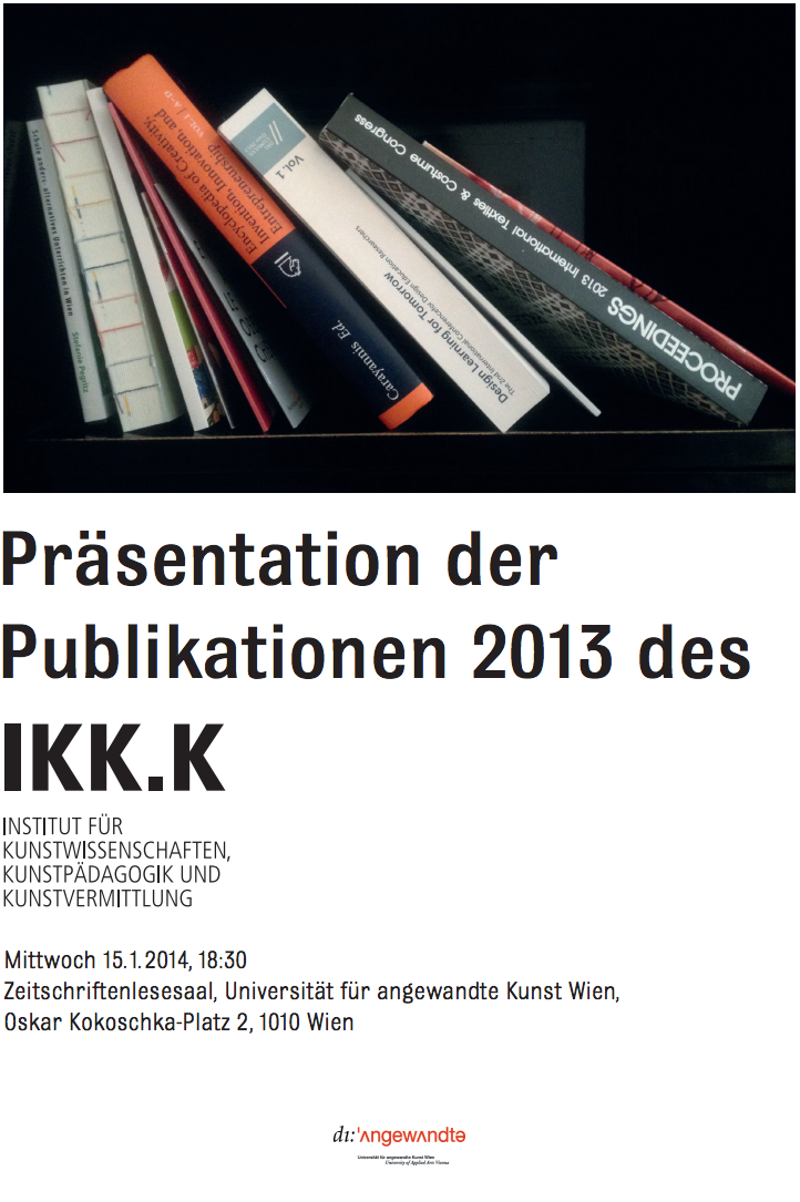 Präsentation der Publikationen 2013 des IKK.K